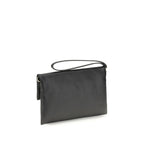 Fendi Black Calf Leather Bos Taurus Clutch Bag