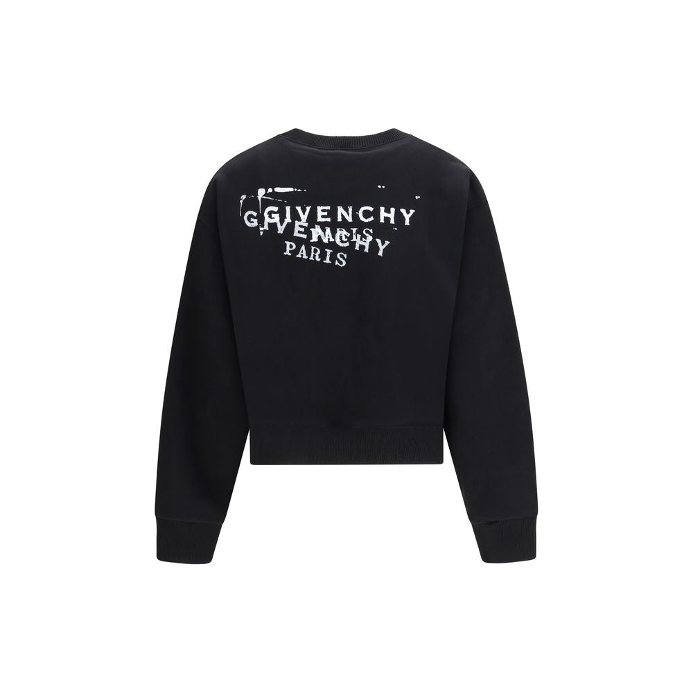 Givenchy Black Cotton Sweatshirt