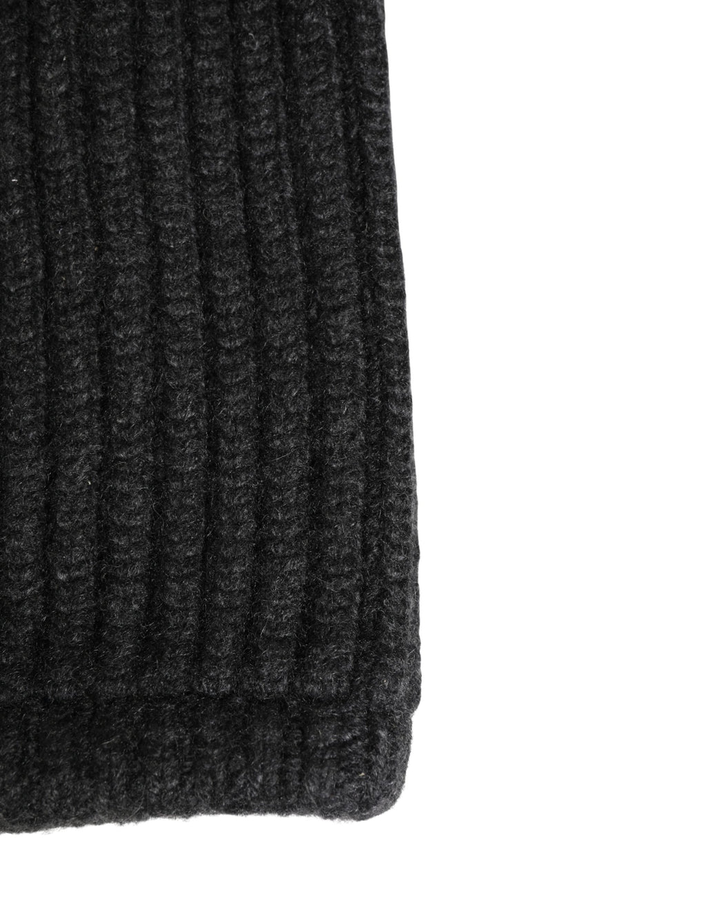 Dolce & Gabbana Black Cashmere Knitted Men Winter Neck Warmer Hat