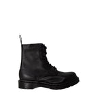Dr. Martens Black Leather Lace-Up Boots