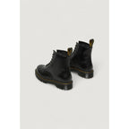 Dr. Martens Black Leather Lace-Up Boots