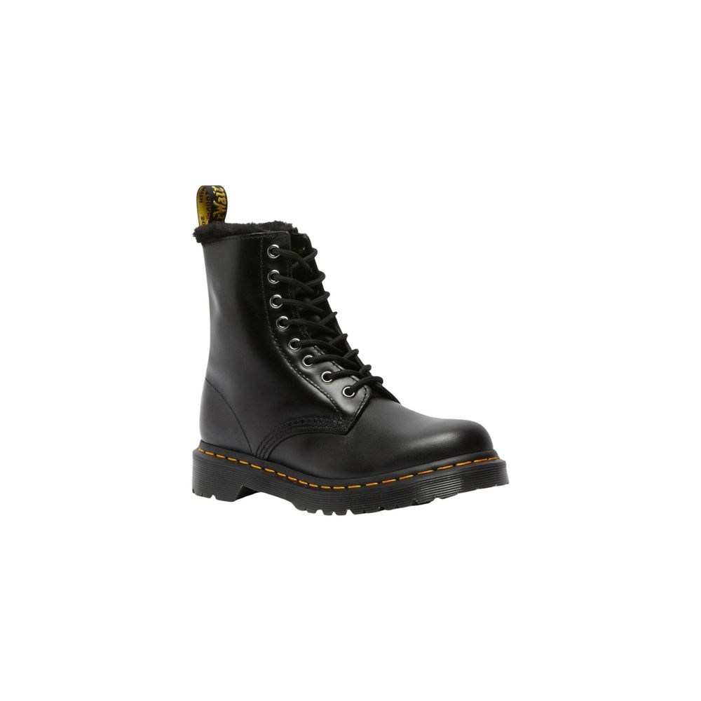 Dr. Martens Black Leather Lace-Up Boots