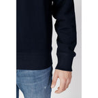 Hugo Boss Blue Cotton Sweatshirt