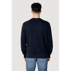 Hugo Boss Blue Cotton Sweatshirt