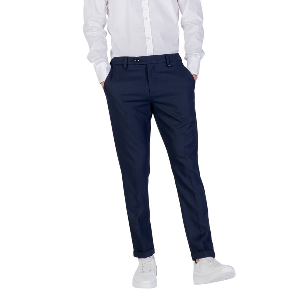 Antony Morato Blue Polyester Skinny Pants