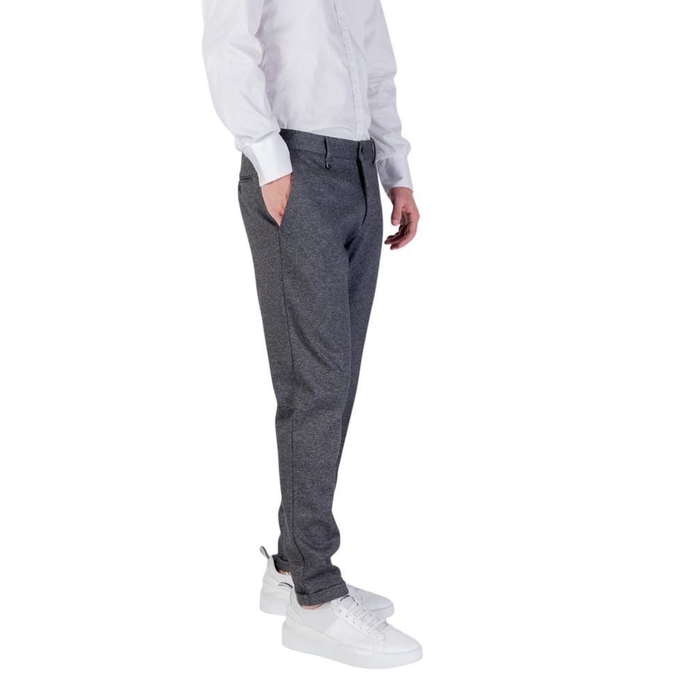 Antony Morato Gray Polyester Skinny Pants
