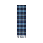 Barbour Blue Wool Scarf