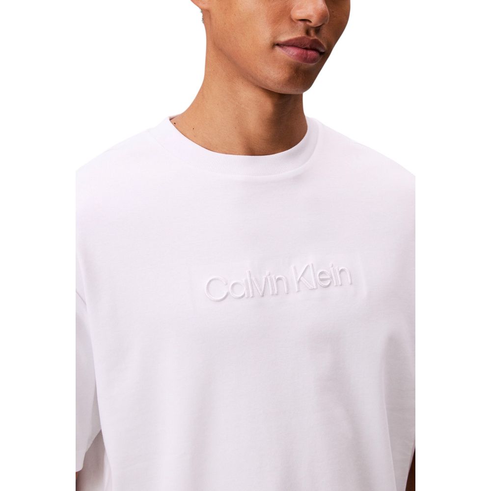 Calvin Klein White Cotton T-Shirt