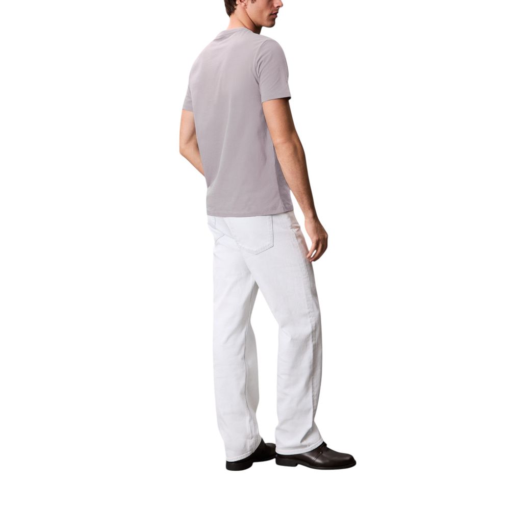 Calvin Klein Gray Cotton T-Shirt