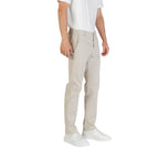 Hugo Boss Beige Polyester Casual Pants