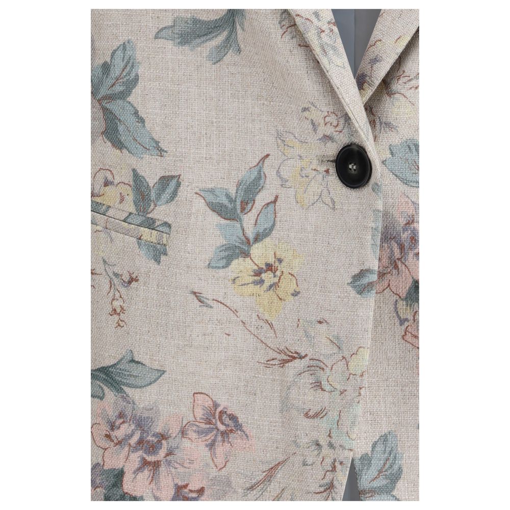 Forte_Forte Multicolor Viscose Jackets And Coat