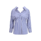 Givenchy Blue Cotton Pattern Shirt