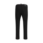 Dsquared² Black Cotton Slim Fit Jeans