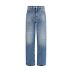 MM6 Blue Cotton Jeans Denim