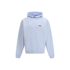 Jacquemus Blue Cotton Sweatshirt