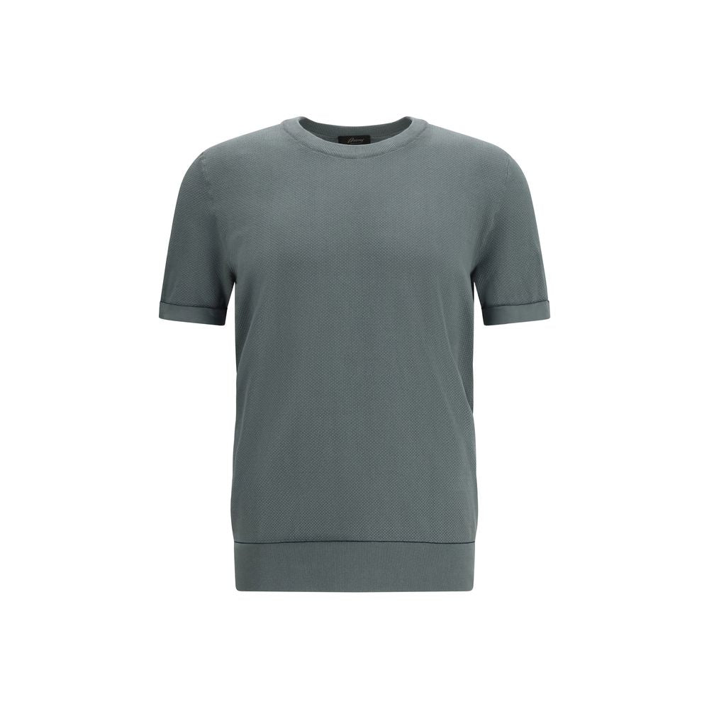 Brioni Bicolor Cotton T-Shirt