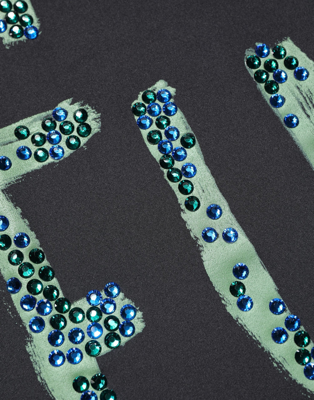 Dolce & Gabbana Black Have Fun Embellished Crew Neck T-shirt