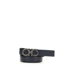 Ferragamo Blue Calf Leather Bos Taurus Regular Belt