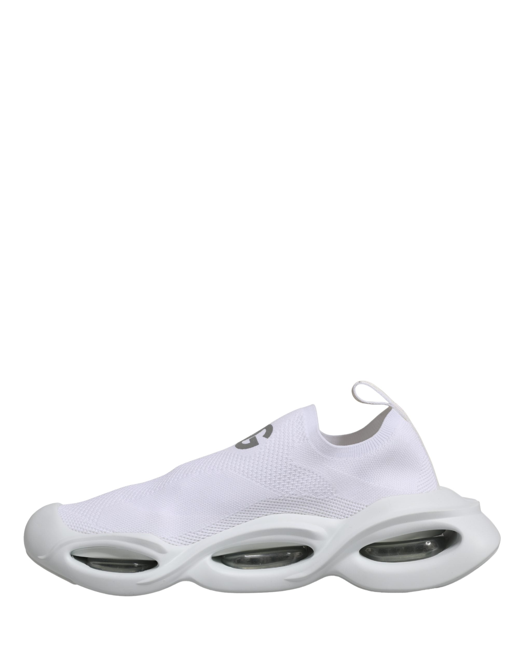 Dolce & Gabbana White Slip On Wave Low Top Sneakers Shoes