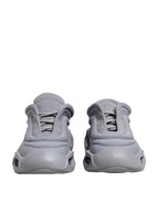 Dolce & Gabbana Gray Slip On Wave Low Top Sneakers