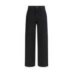 The Row Black Linen Jeans Denim