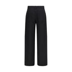 The Row Black Linen Jeans Denim