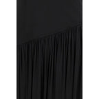 Ferragamo Black Viscose Cocktail Dress