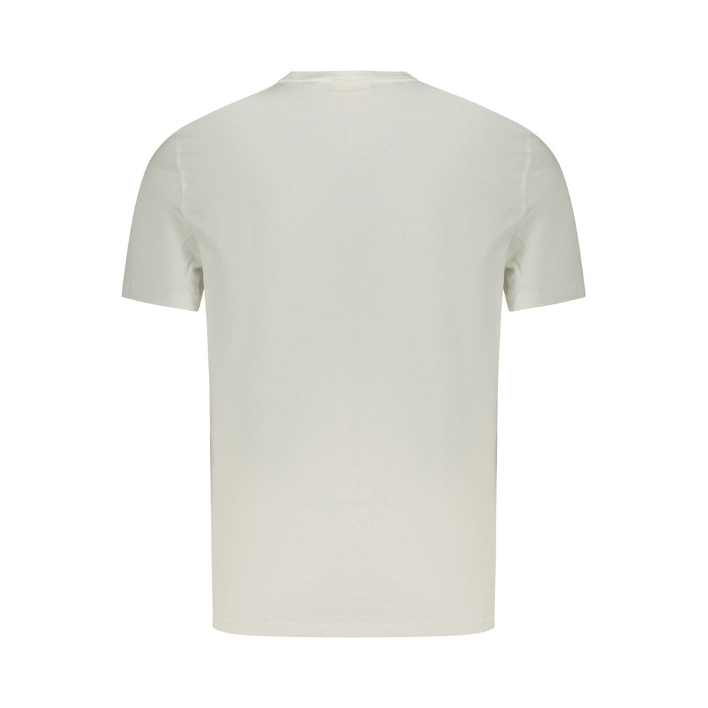 Calvin Klein White Cotton Men T-Shirt