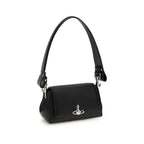 Vivienne Westwood Black Polyurethane Shoulder Bag