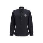 Versace Jeans Black Cotton Dress Shirt