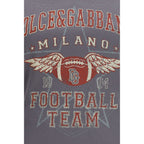 Dolce & Gabbana Gray Cotton Tank Tops