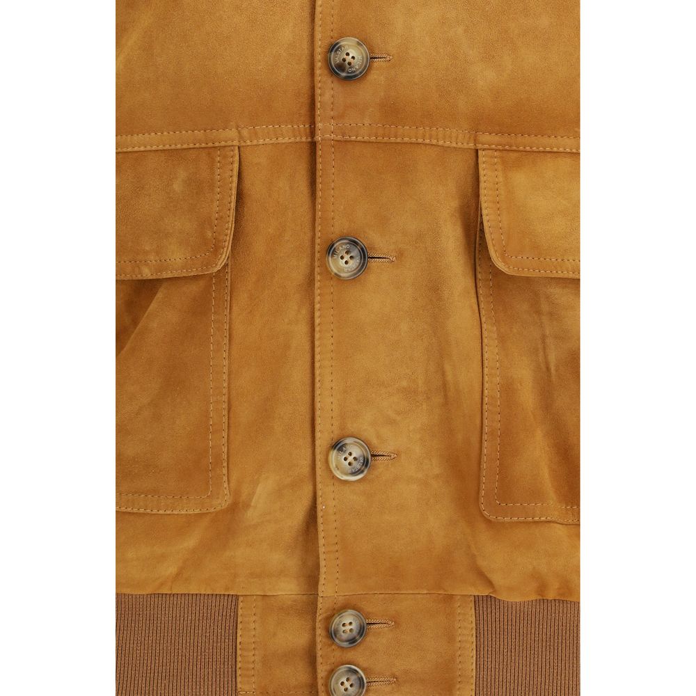 Valstar Brown Goatskin Bomber