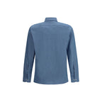 Brooksfield Blue Cotton Shirt