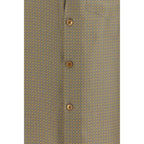 Saint Laurent Multicolor Silk Pattern Shirt