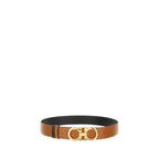 Ferragamo Brown Calf Leather Bos Taurus Belt