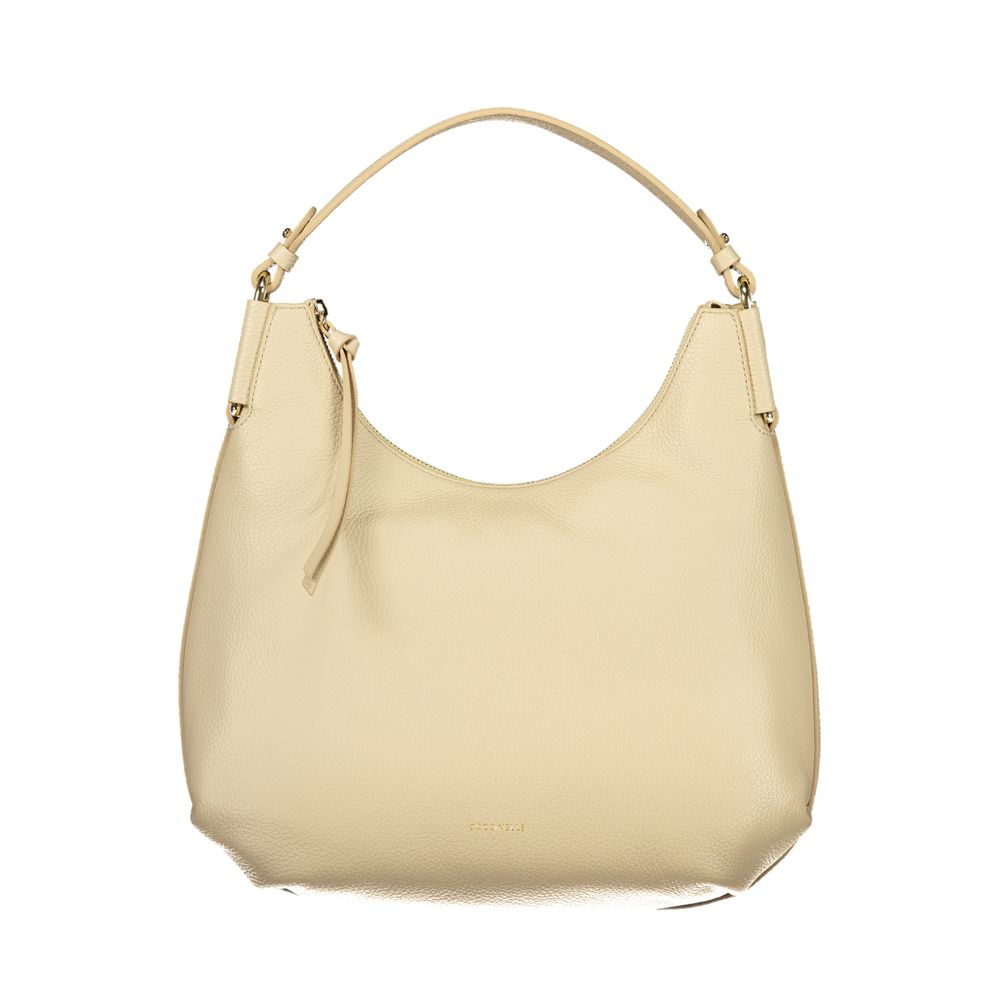 Coccinelle Beige Leather Women Handbag