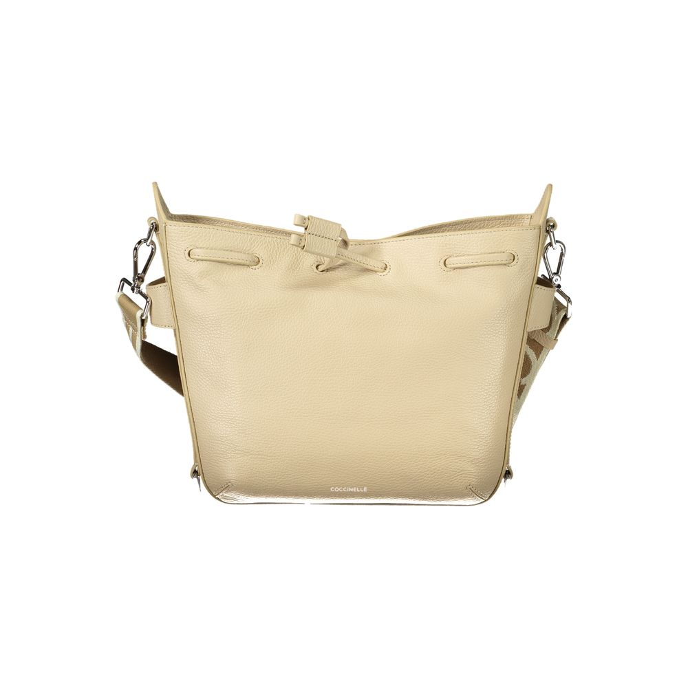 Coccinelle Beige Leather Women Handbag