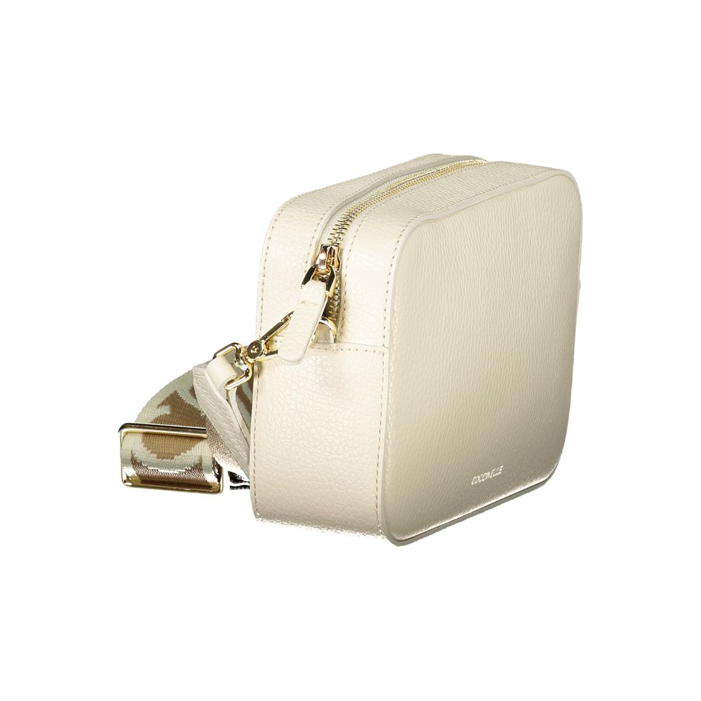 Coccinelle Bianco Leather Women Handbag