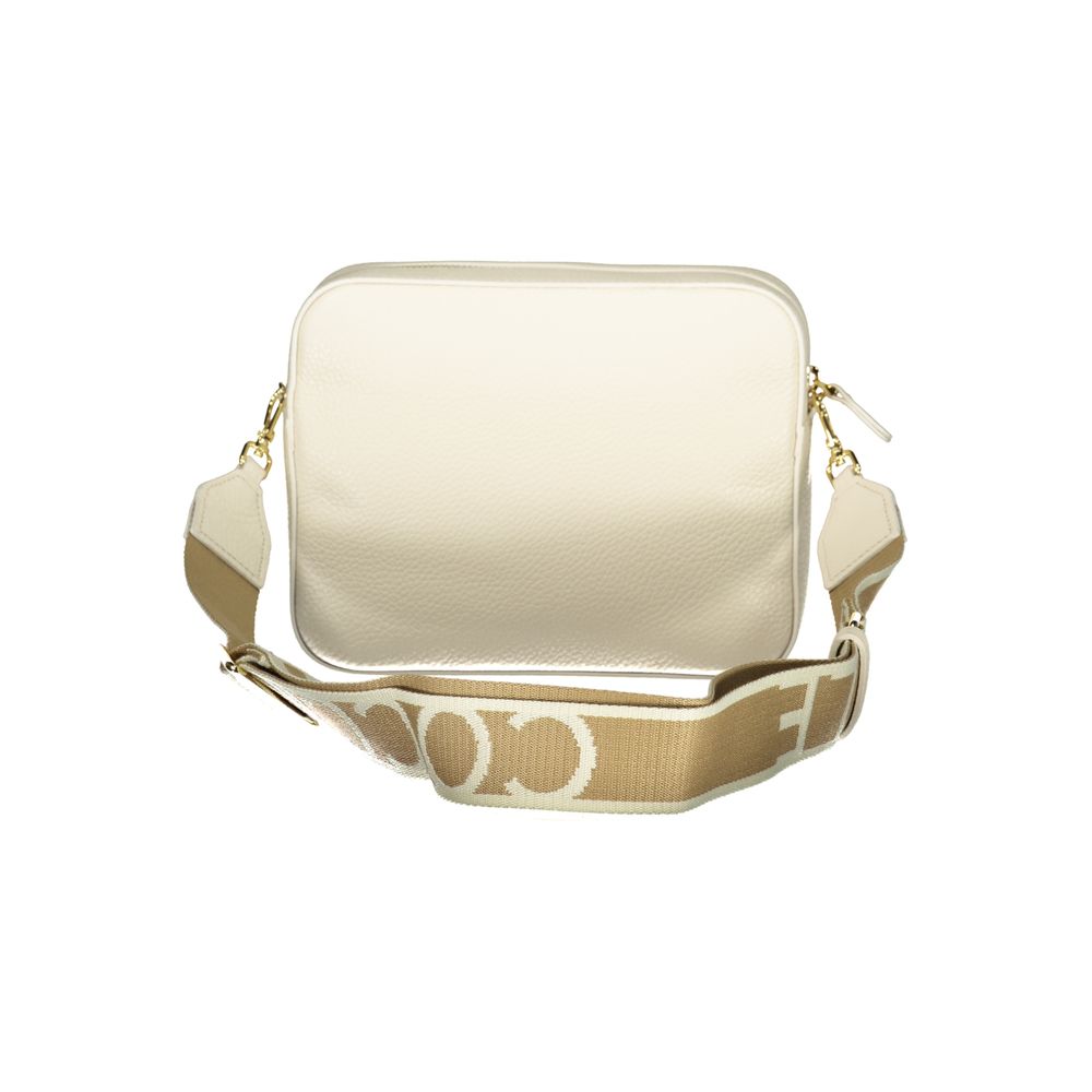 Coccinelle White Leather Handbag