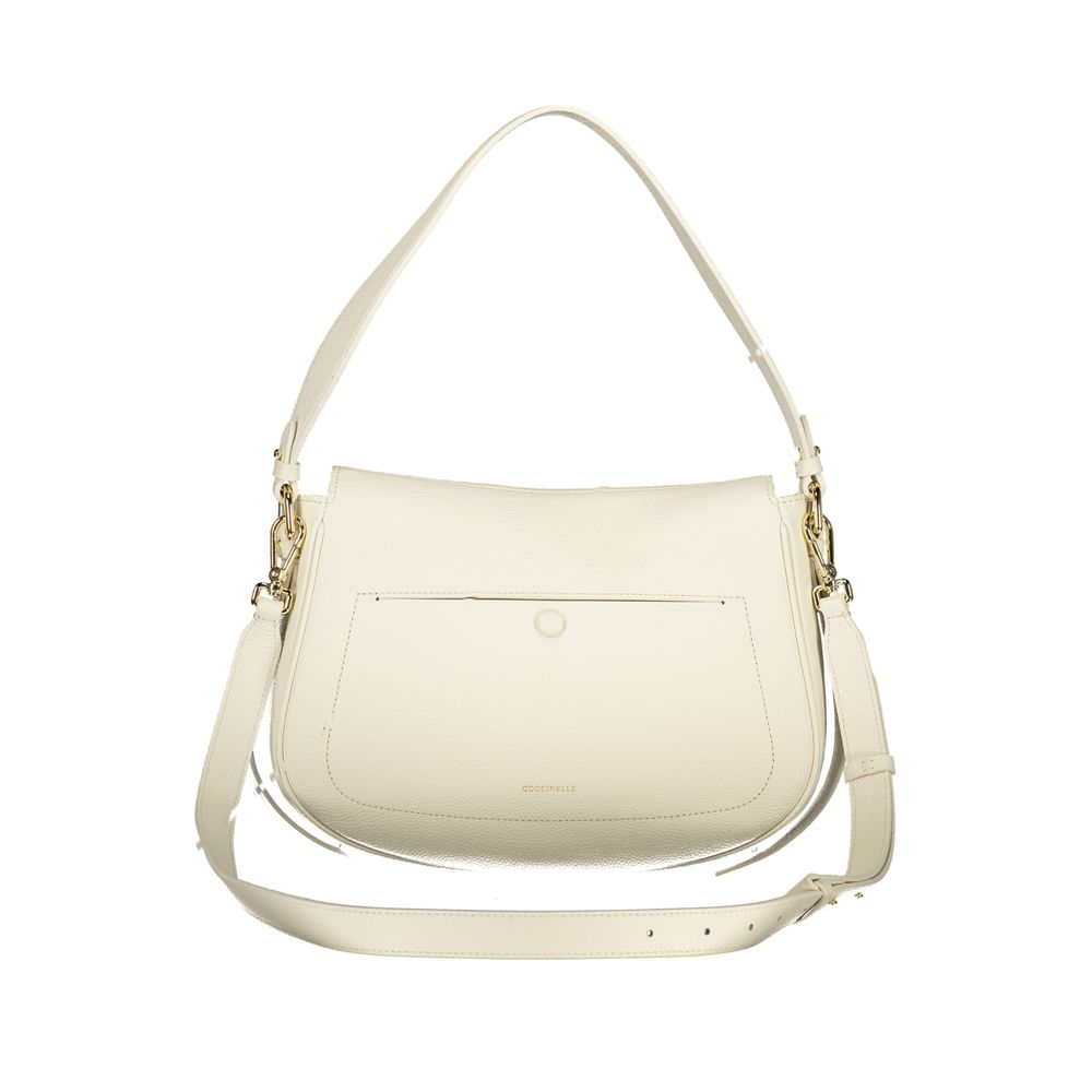 Coccinelle Bianco Leather Women Handbag