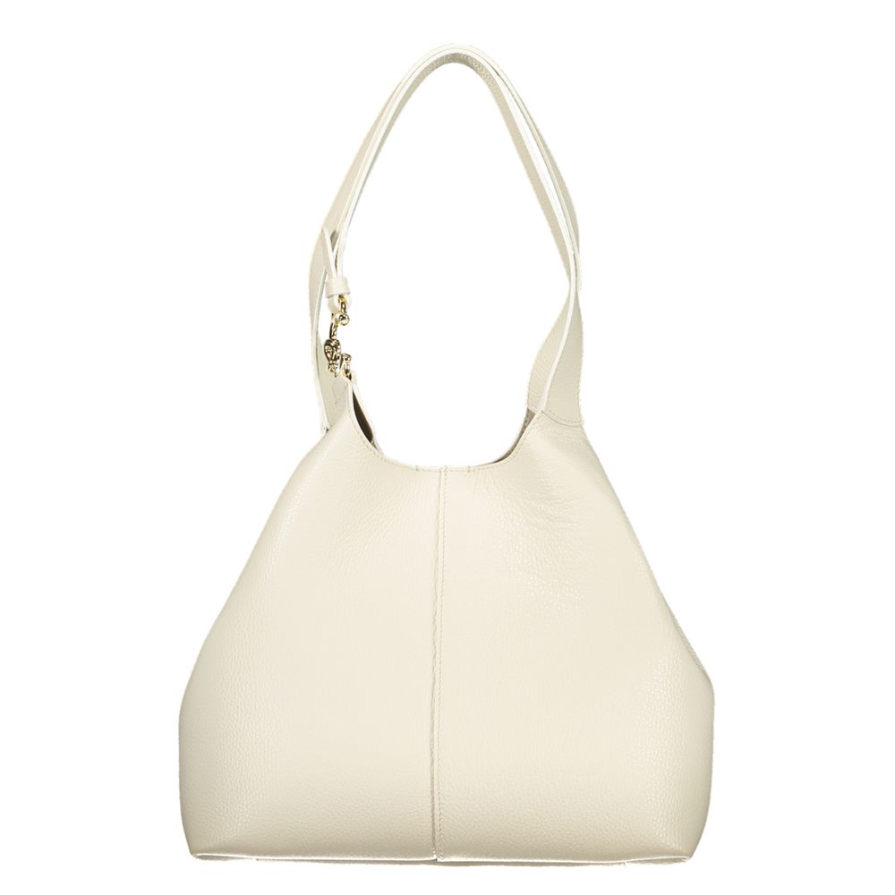 Coccinelle Bianco Leather Women Handbag