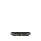 Ferragamo Black Leather Regular Belt