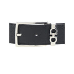 Ferragamo Black Leather Regular Belt