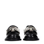 Prada Black Leather Slip-On Loafers