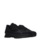 Prada Black Fabric Low Top Sneakers