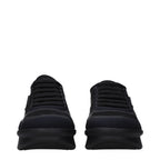 Prada Black Fabric Low Top Sneakers