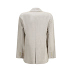 Forte_Forte Silver Cotton Blazer