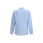 Brooksfield Blue Linen Shirt