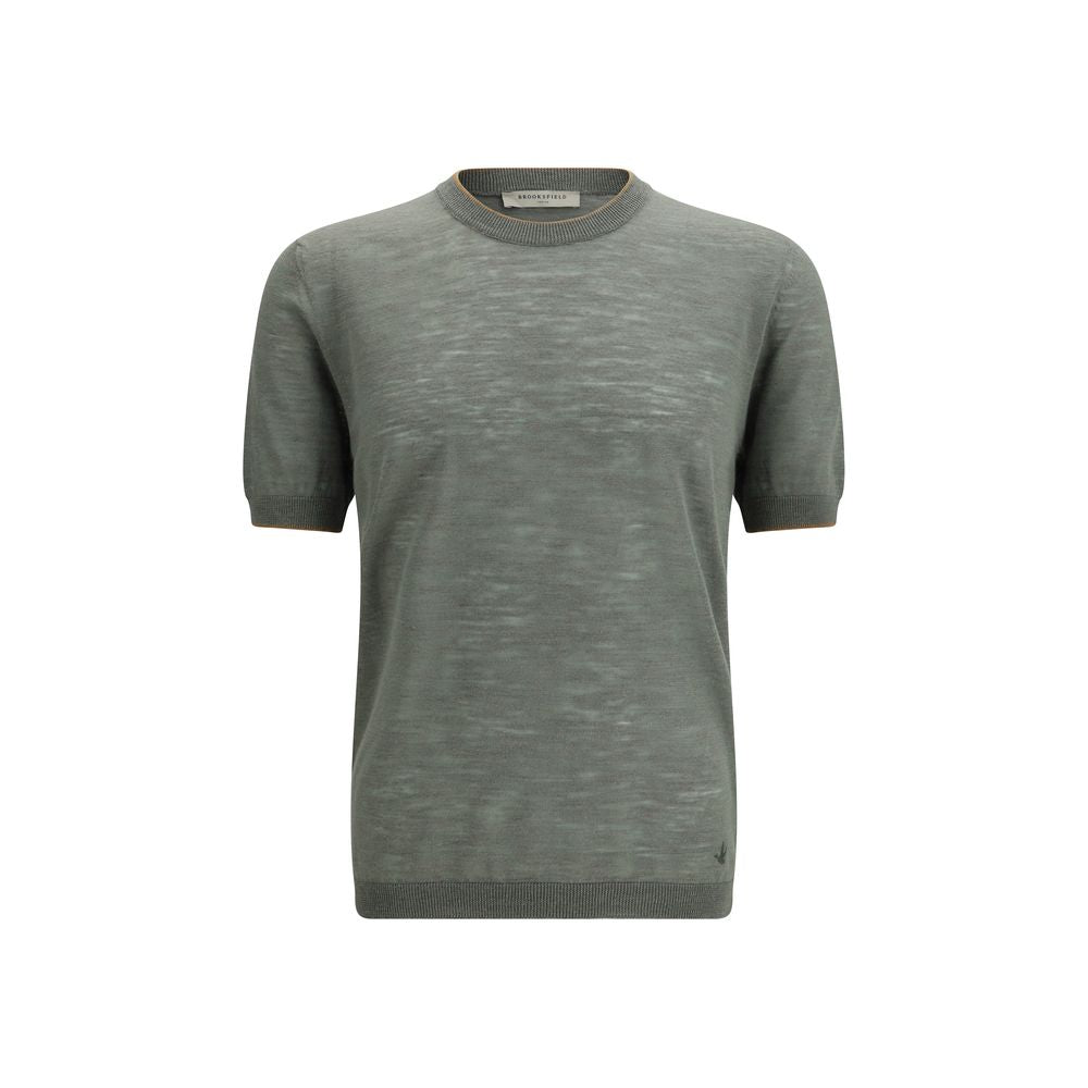 Brooksfield Bicolor Linen T-Shirt