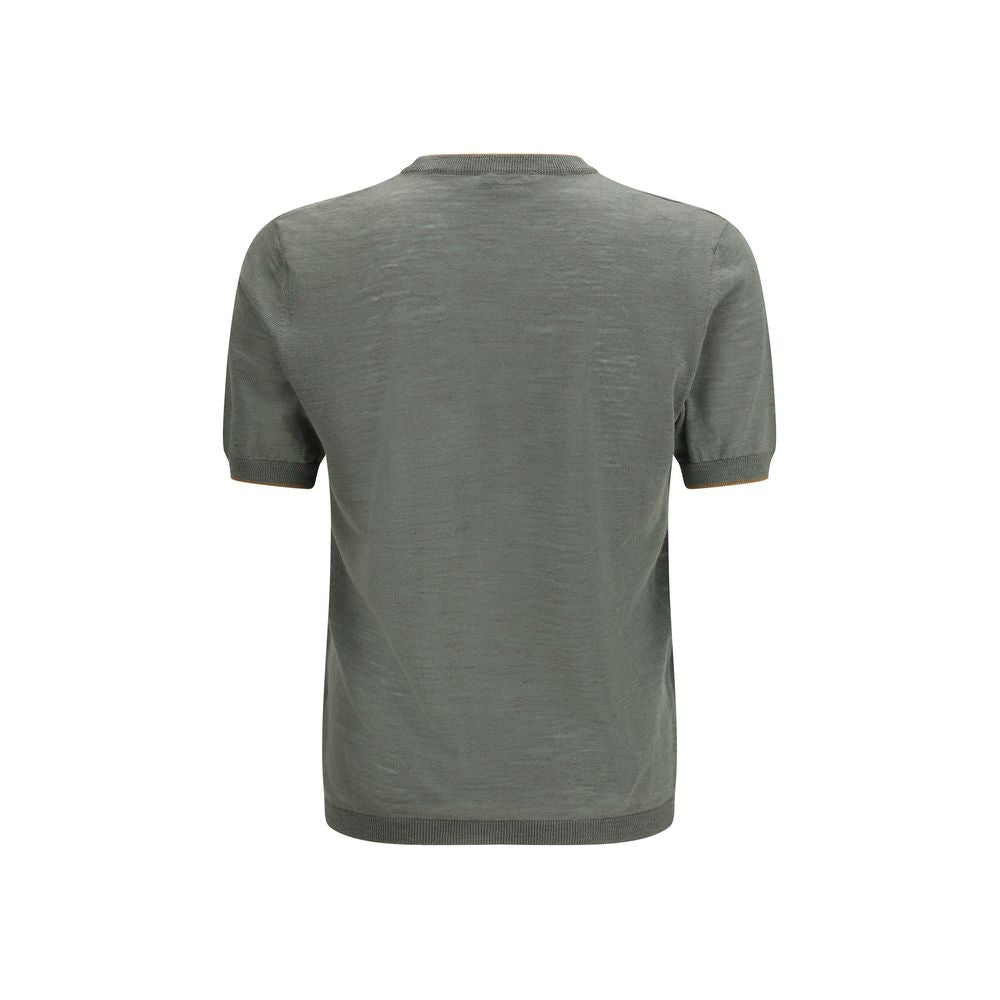 Brooksfield Bicolor Linen T-Shirt